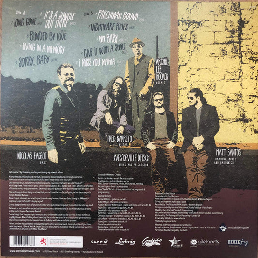 Archie Lee Hooker & The Coast to Coast Blues Band - Living In A Memory | Mint (M) Mint (M)