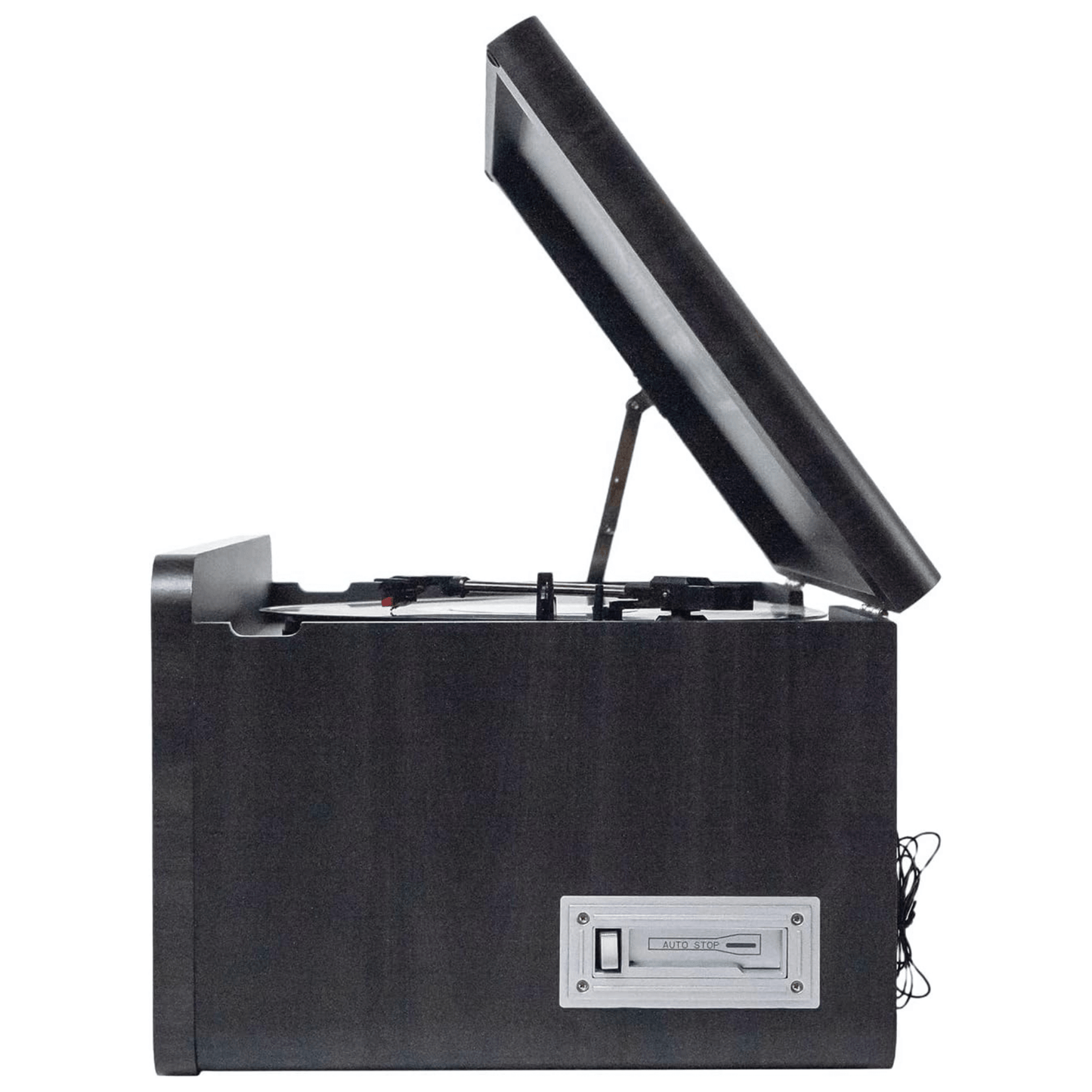 Victor Monument 8-in-1 Wood Music Center with 3-Speed Turntable & Dual Bluetooth