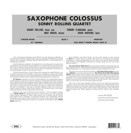 Saxophone Colossus | Mint (M) Mint (M)